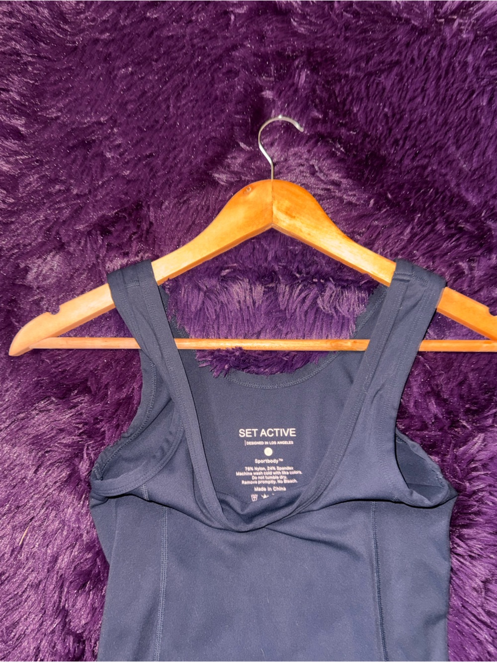 Set active bodysuit navy blue - Picture 3 of 5
